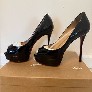 Christian Louboutin Fetish Peep Heels